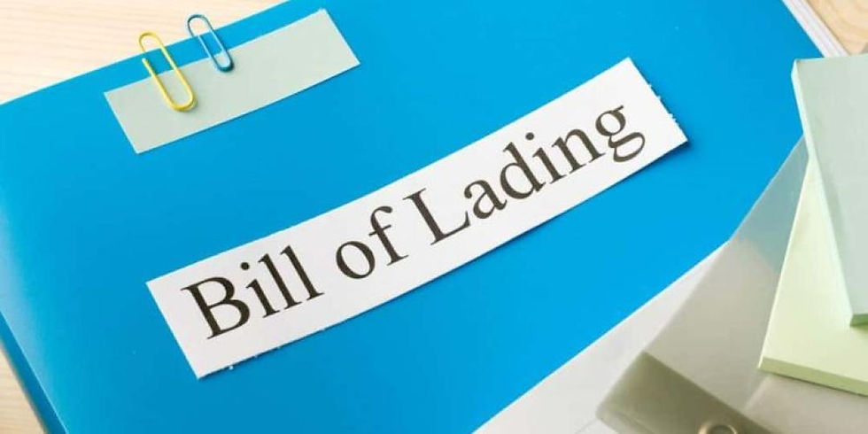 bill of lading
