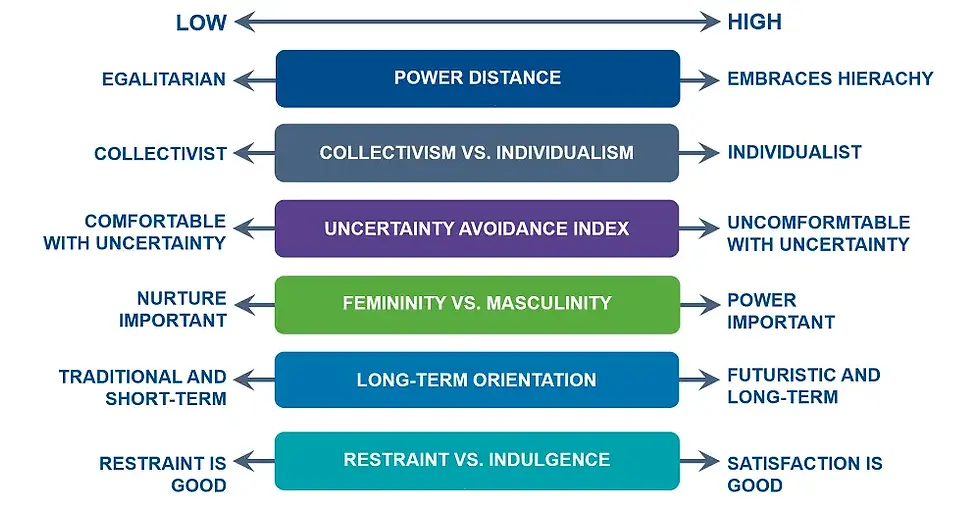 Hofstedes dimensions in corporate finance