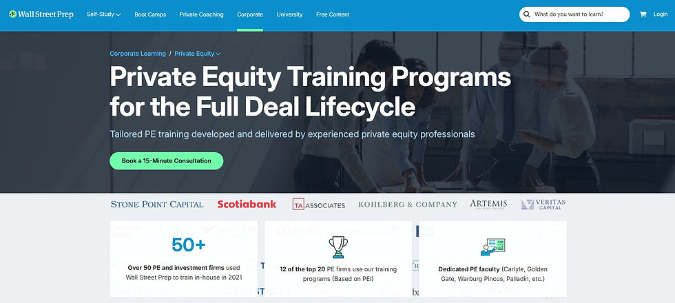wall street prep courses