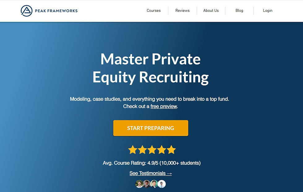 peak frameworks PE courses