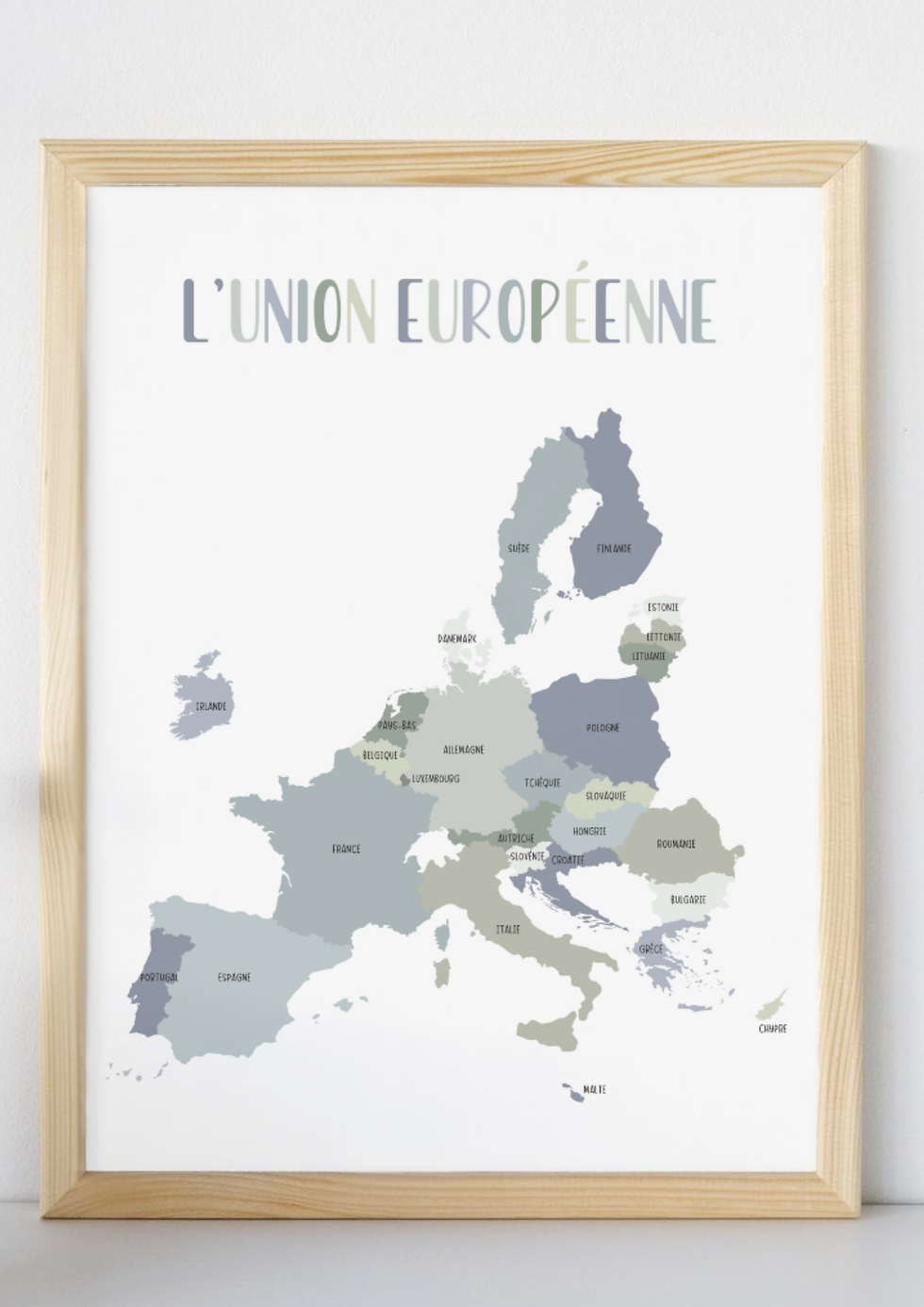 Affiche pédagogique L'Union Européenne