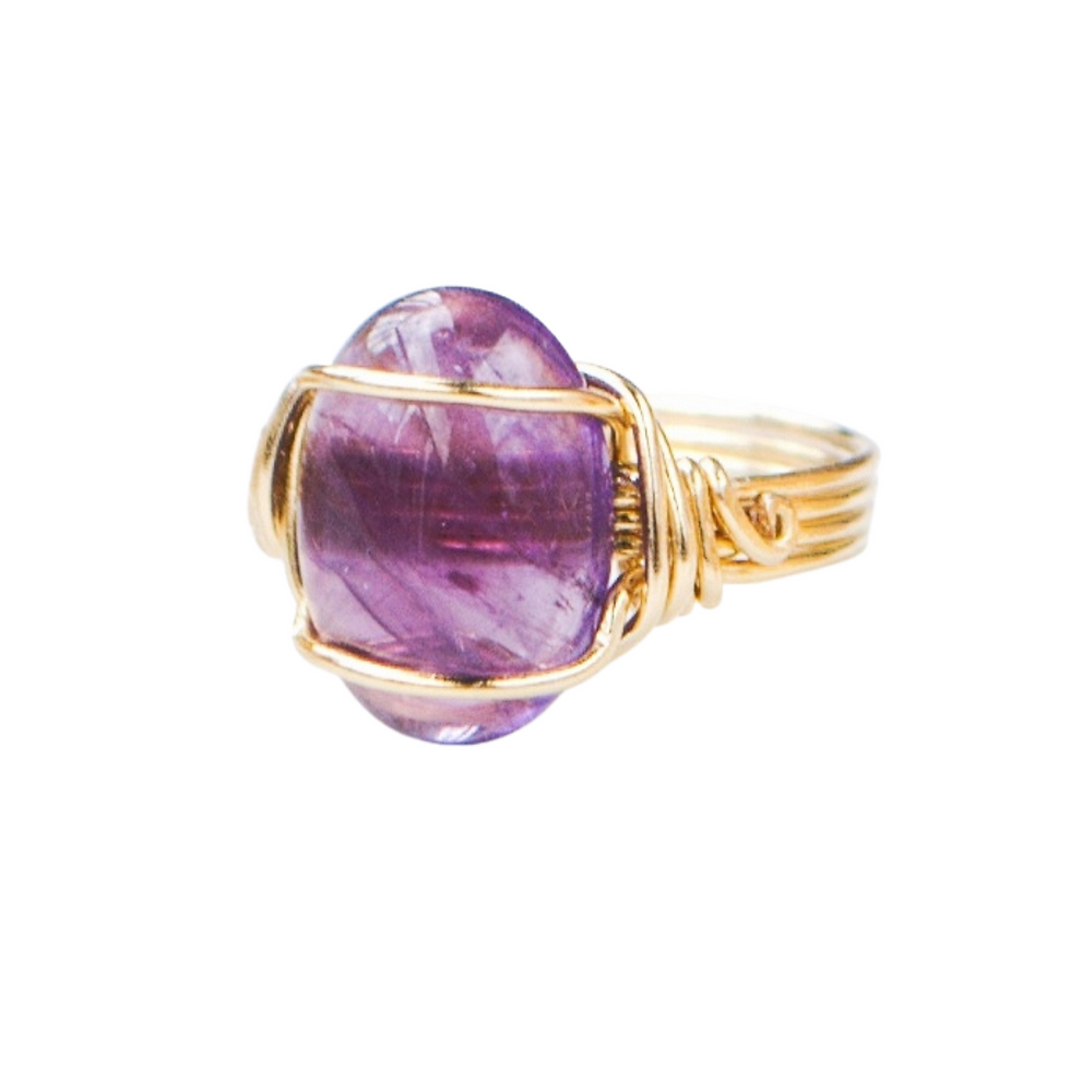 ANILLO AURA AMATISTA