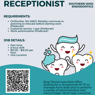 Front Desk Receptionist - Southern Ohio Endodontics.png