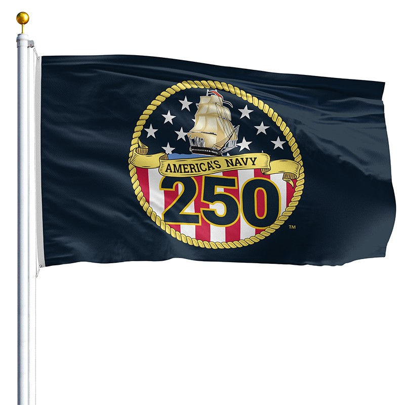 U.S. Navy 250 Flag 3x5FT