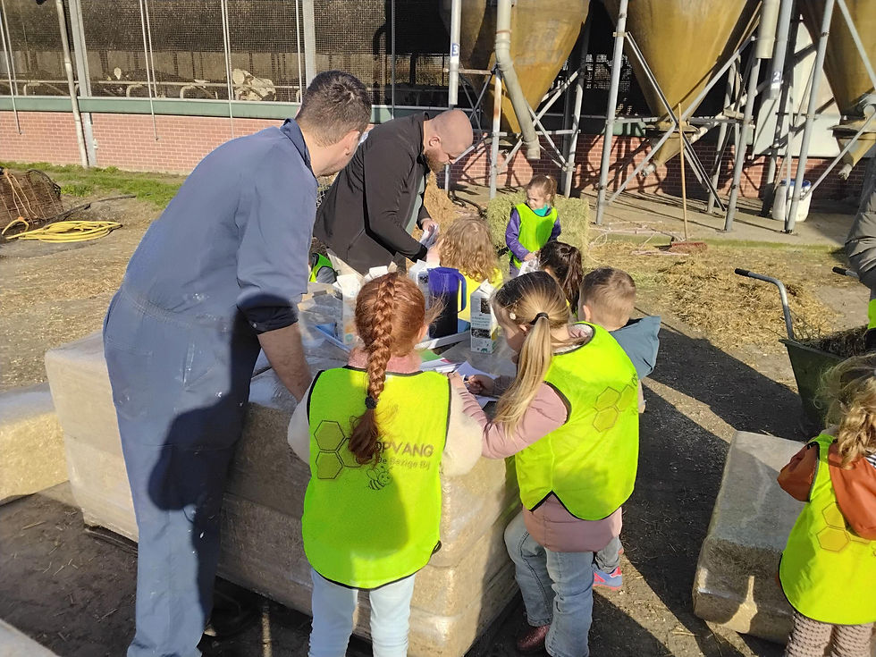 Op bezoek bij de boer