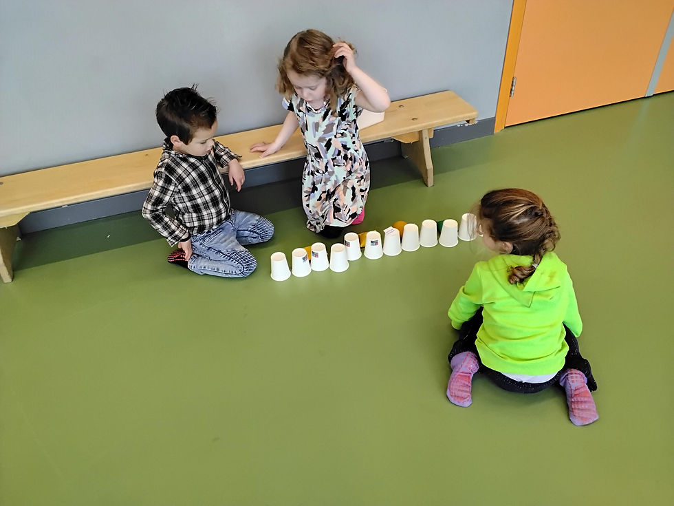 Spelletjes in de gymzaal