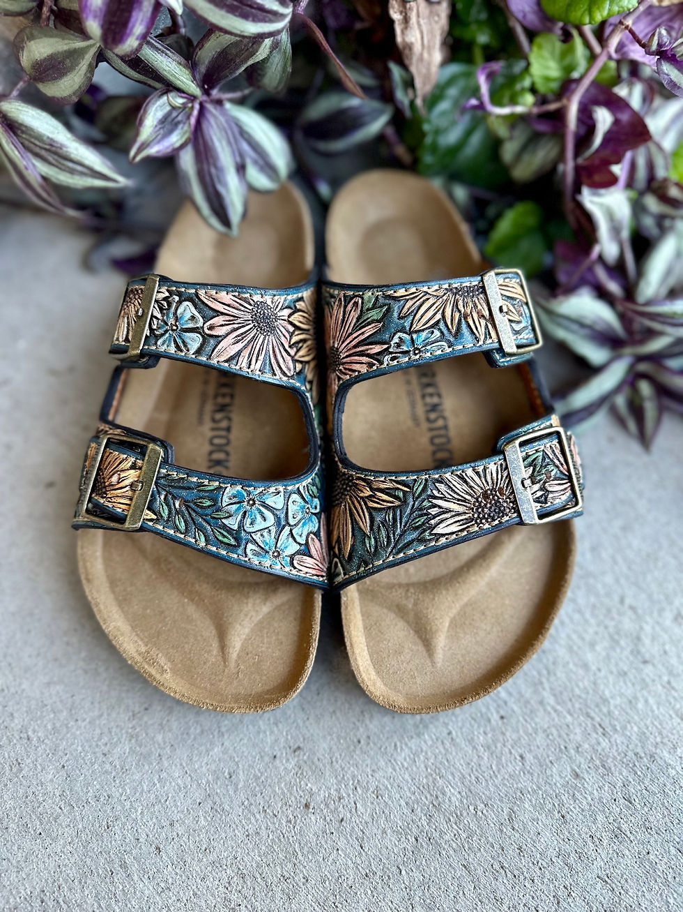 Thumbnail: Wildflower Glitter Birkenstock Arizona size 40