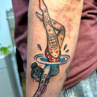 Colour traditional tattoo by Brianne