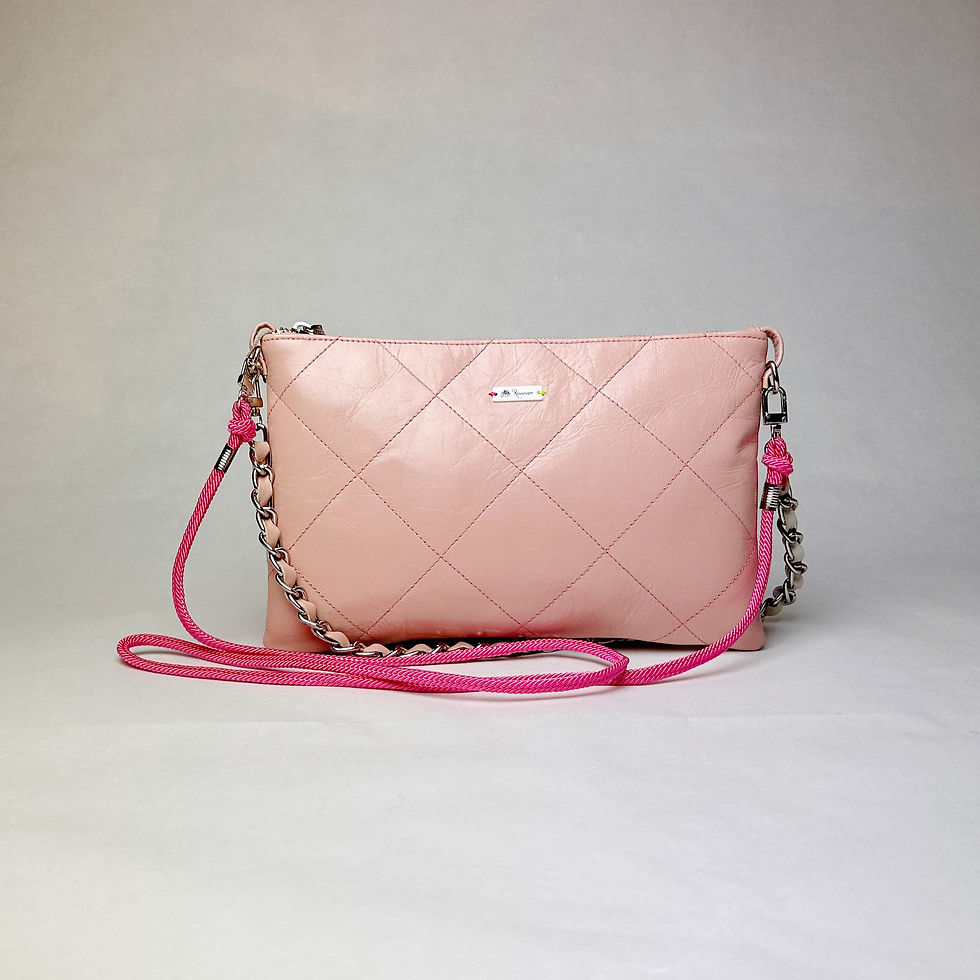 IRINA pochette rosa vista frontale