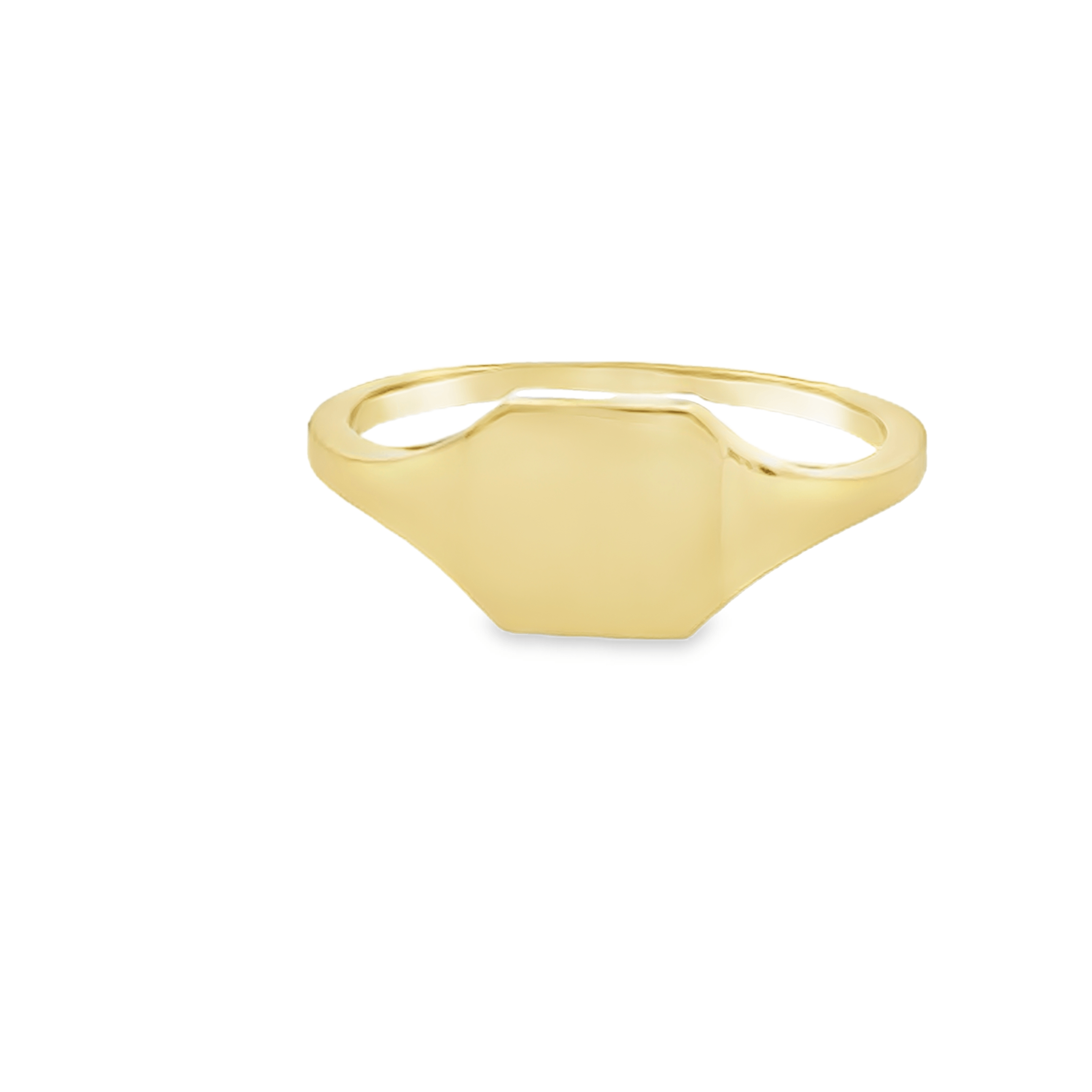 Engravable Square Signet Ring