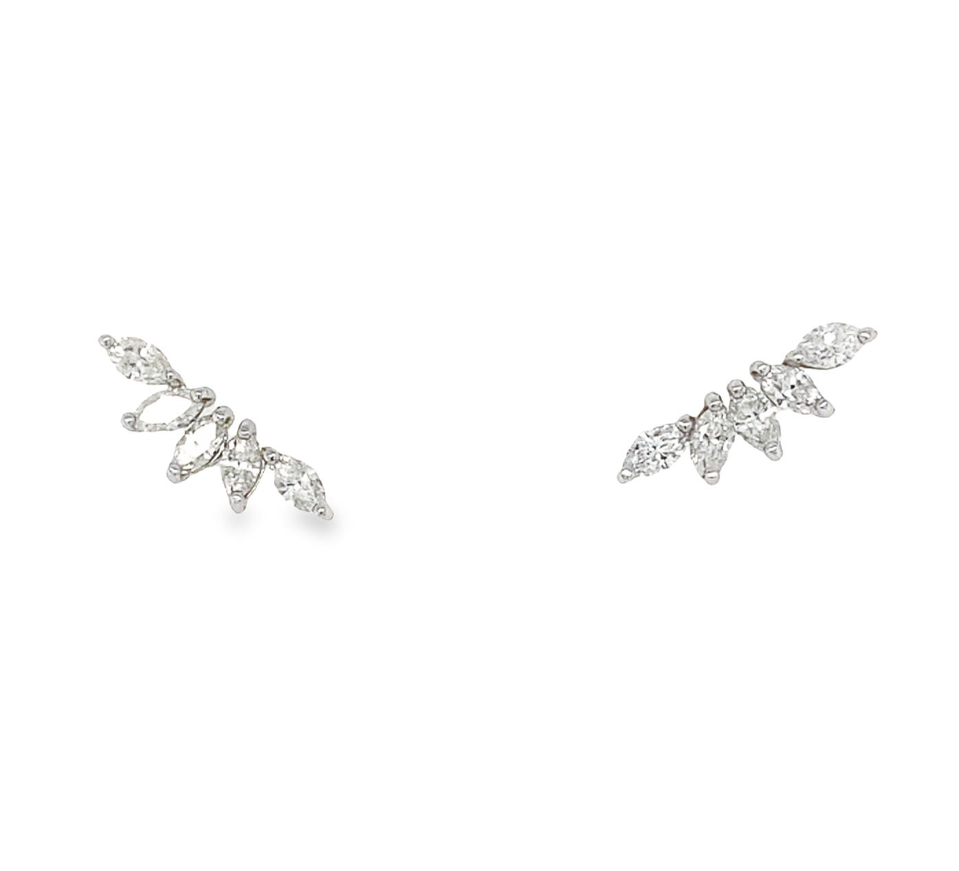 Marquise Diamond Climber Piercing/Earrings