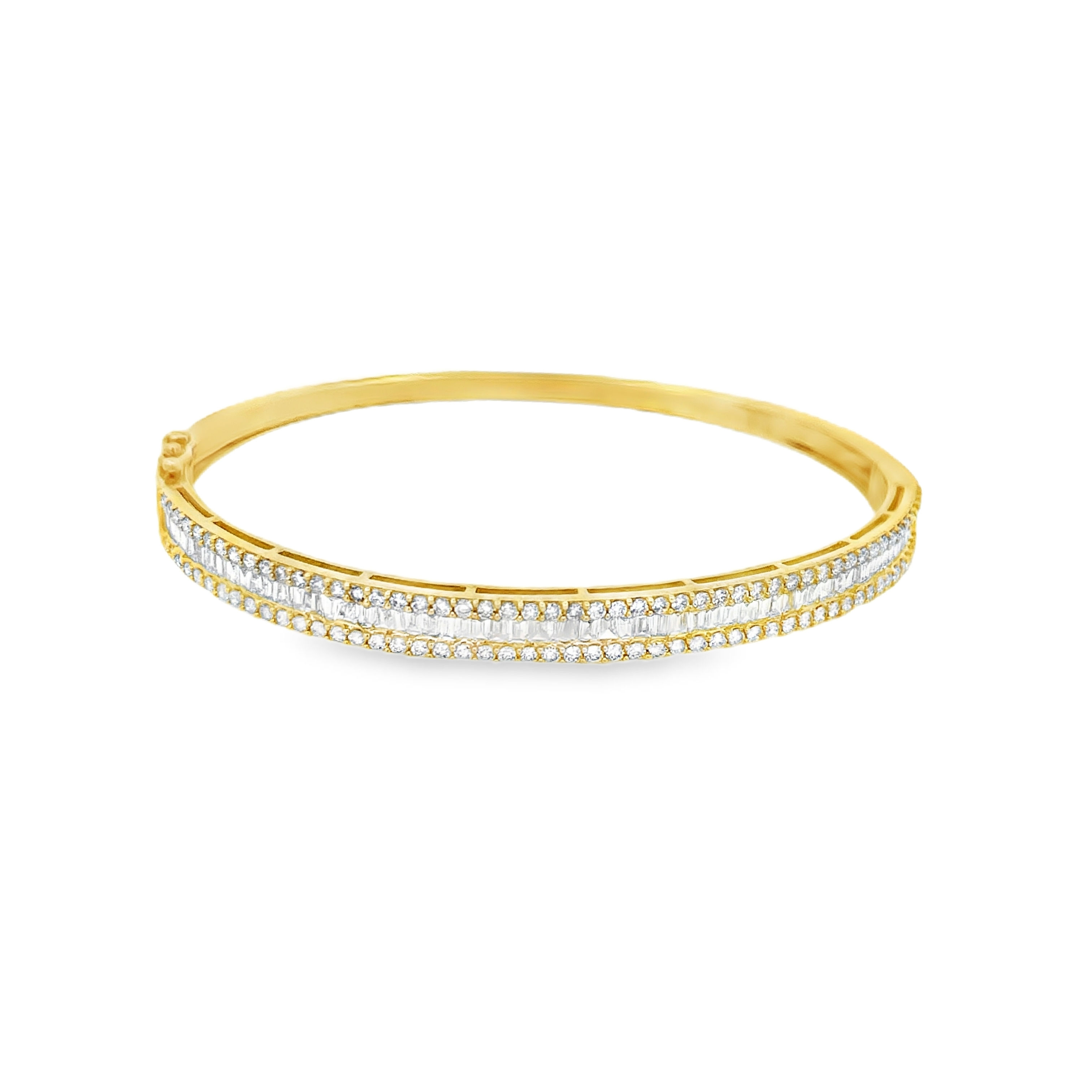 Diamond Bangle Baguette