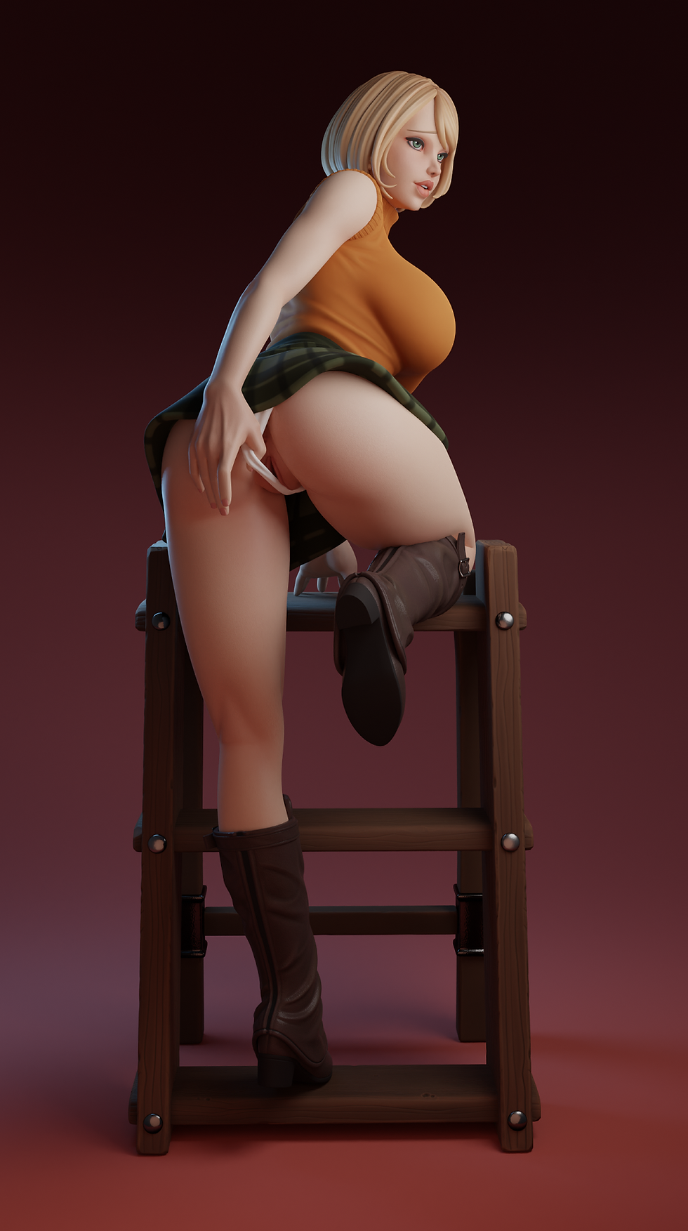 Miniature : L'escabeau