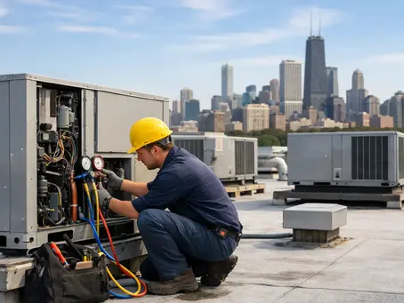 Commercial Rooftop Unit Repair in Chicago