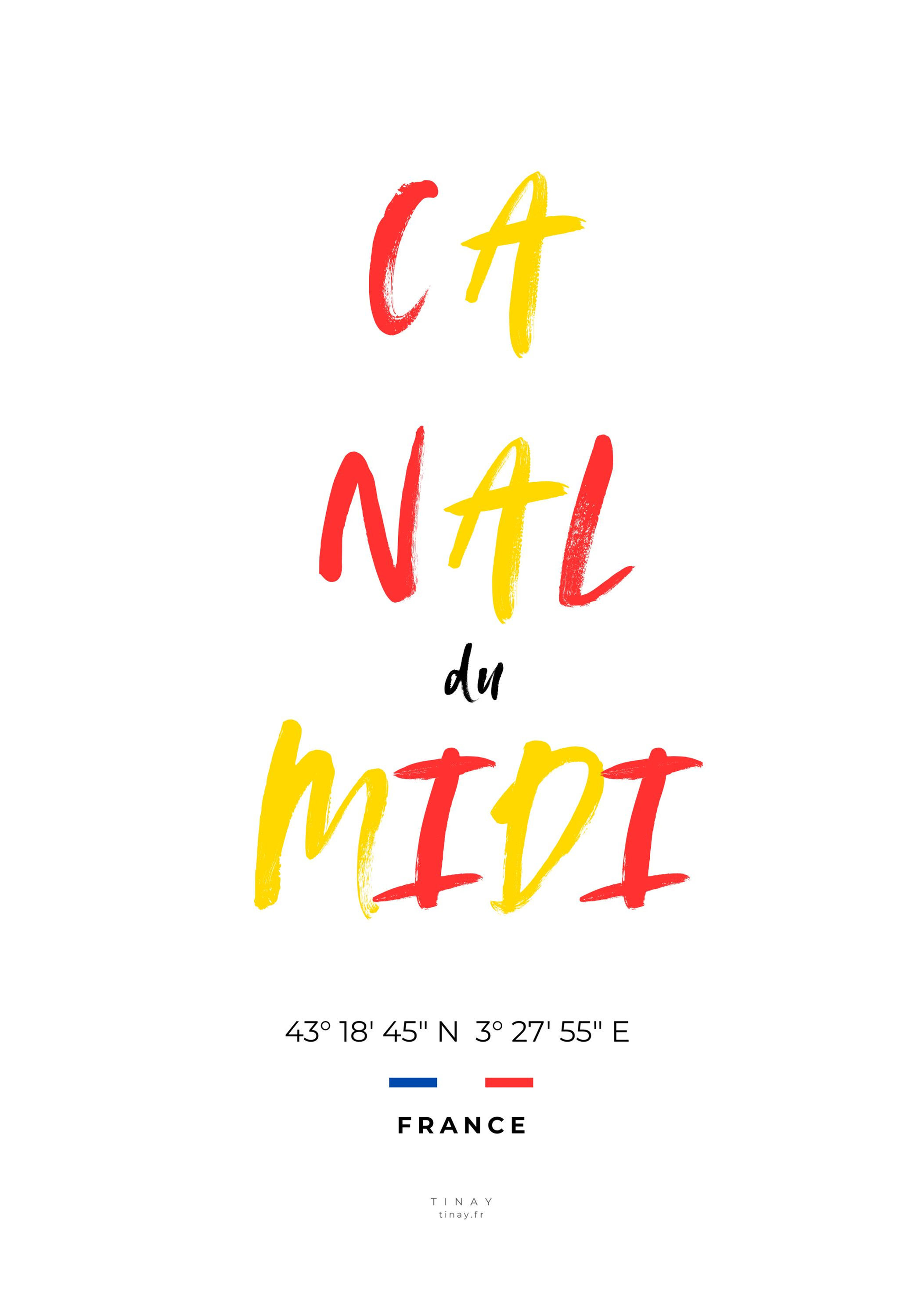GRAPHIC TEXT | Canal du Midi , FR