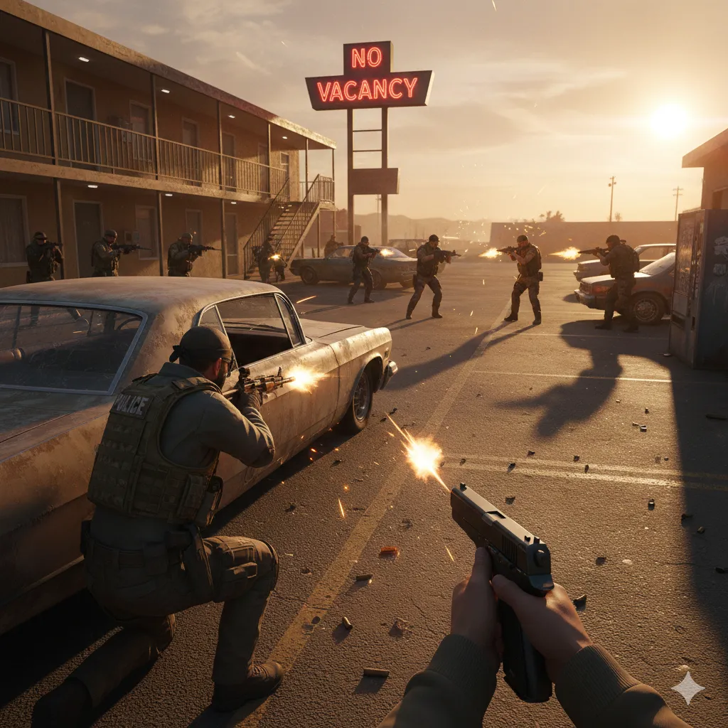 Crossfire Motel – VR-Spiel bei PlayVR Wien