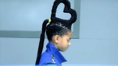 I whip my hair back and forth