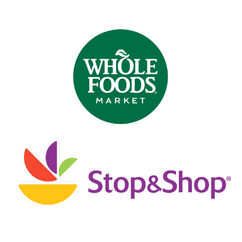 Purchase at Whole Foods and Stop & Shop