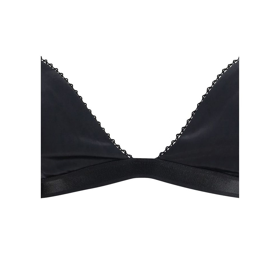 Thumbnail: The Andamane Black Viscose Bra