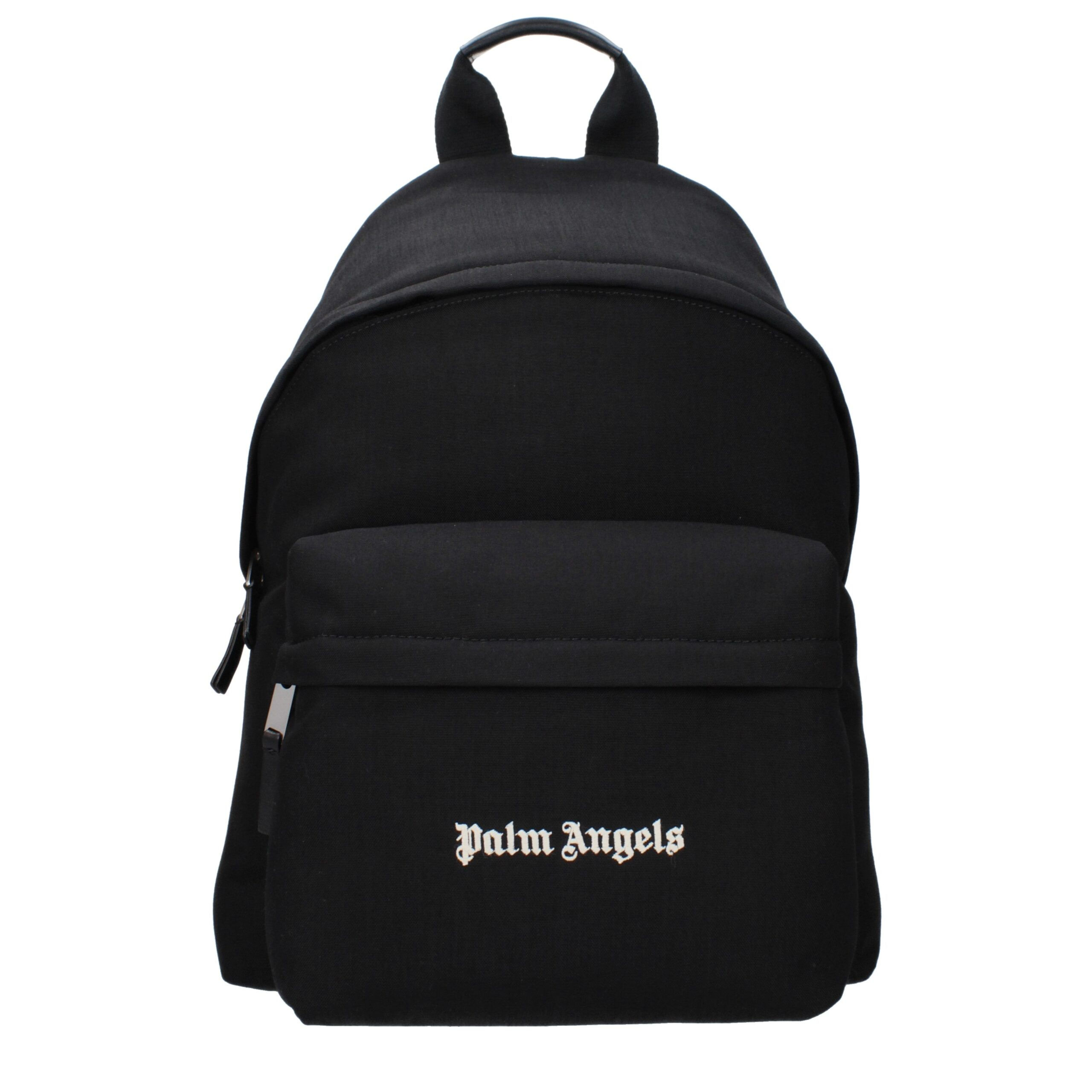 Palm Angels Black Fabric Backpack