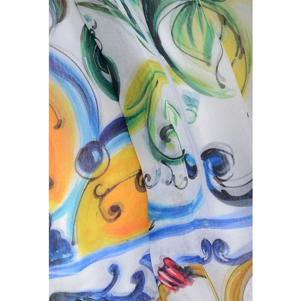 Thumbnail: Dolce & Gabbana White Silk Casual Dress