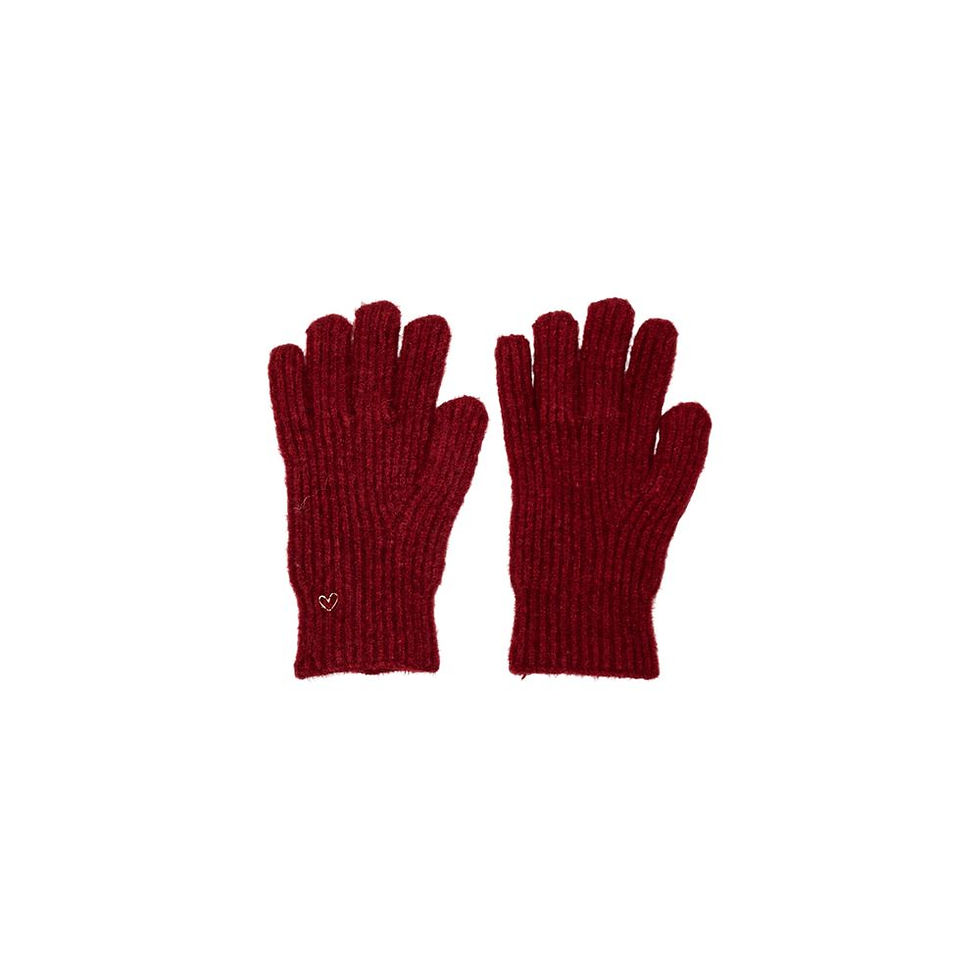 Thumbnail: Pieces Multicolor Recycled Polyester Gloves