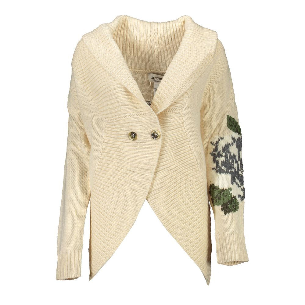 Blugirl Beige Acrylic Women Cardigan