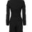 Thumbnail: Dolce & Gabbana Black Wool Jumpsuit Dress Women Coat Jacket