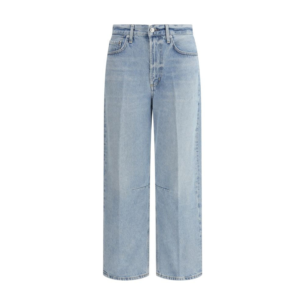 Citizens of Humanity Blue Cotton Straight-Leg Jeans