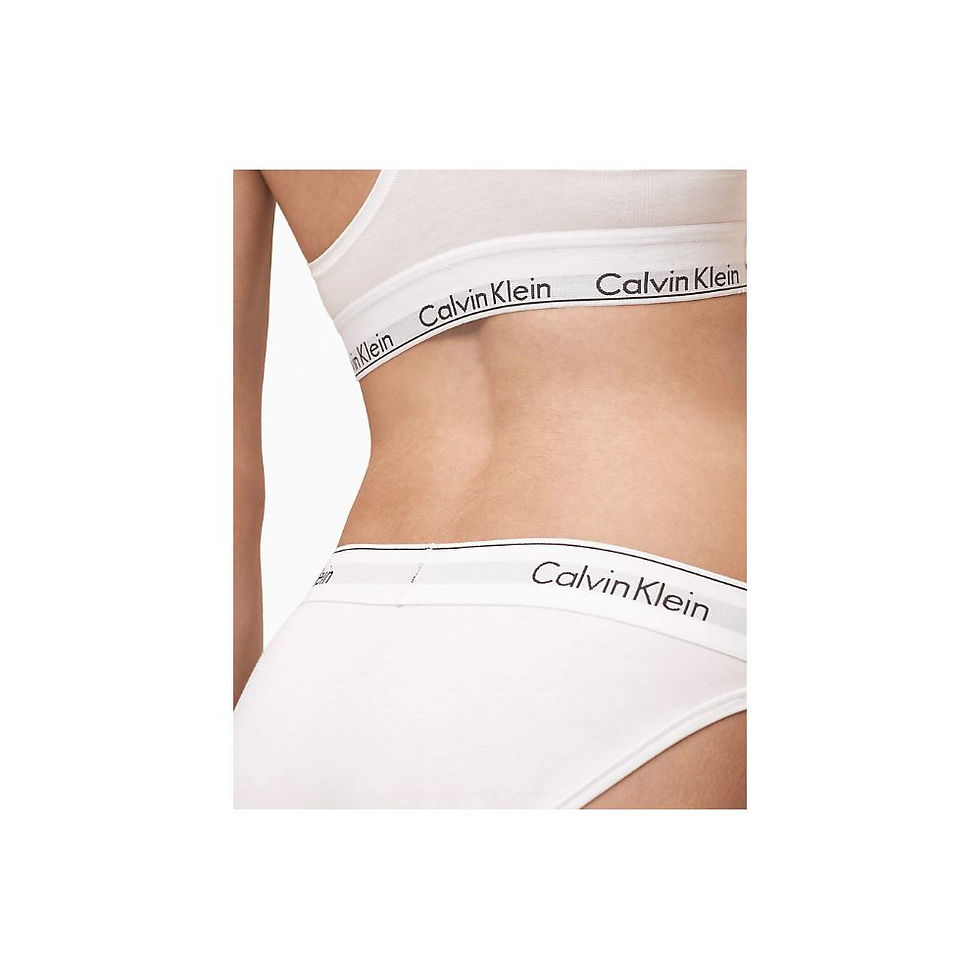Thumbnail: Calvin Klein Underwear White Cotton Pantie