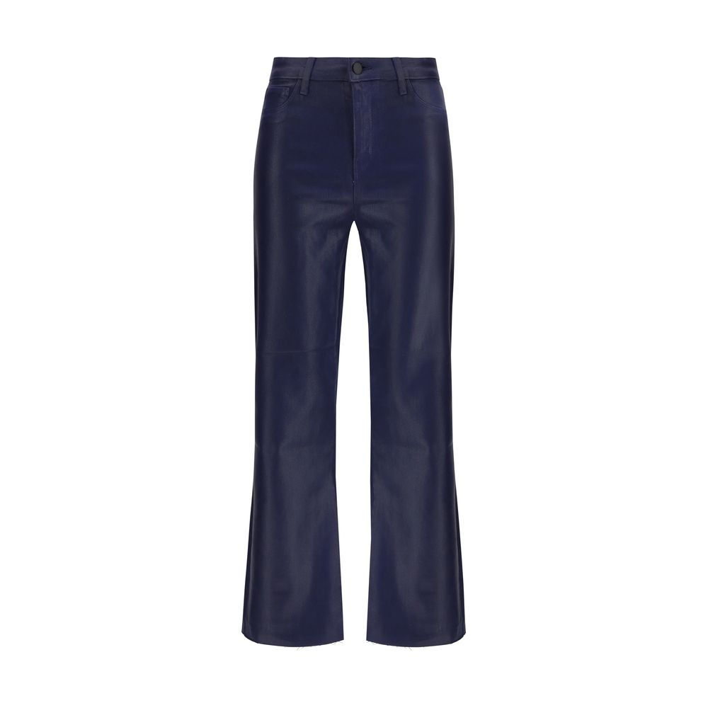 L'Agence Blue Cotton High-Waisted Jean