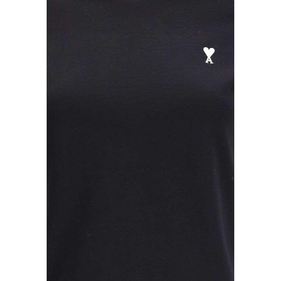 Thumbnail: Ami Paris Black Cotton T-Shirt