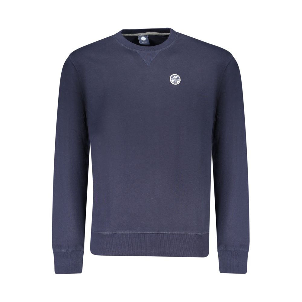 North Sails Blue Cotton Men's Sweatshirt