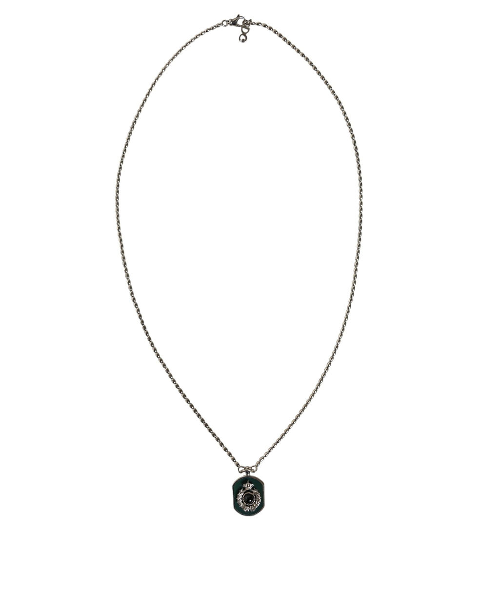 💎 D&G Sterling Silver Gem Pendant Necklace | Dolce & Gabbana | New