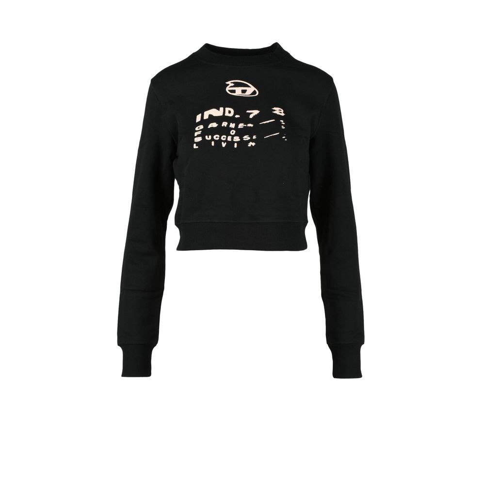 Diesel Black Cotton Sweatshirt