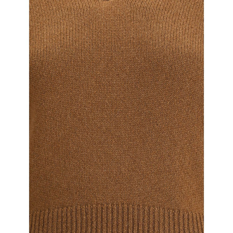 Thumbnail: Khaite Brown Cashmere Sweater