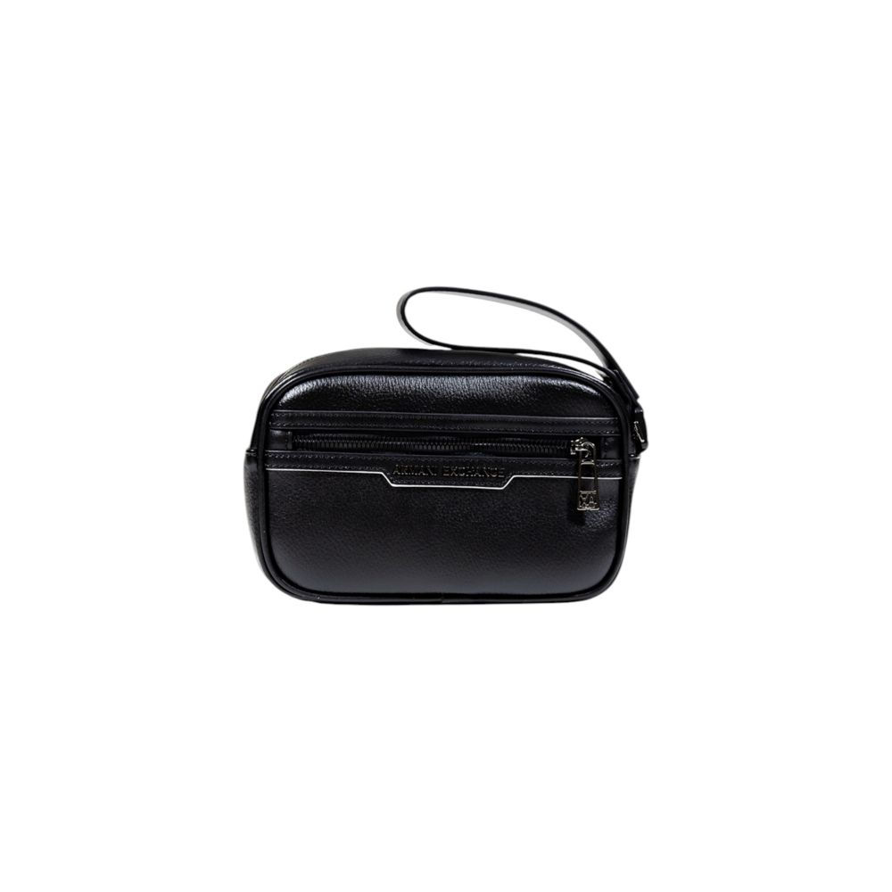 Armani Exchange Black Polyester Clutch Bag