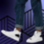Thumbnail: Men’s Honeybee & Comb High Top Canvas Shoes