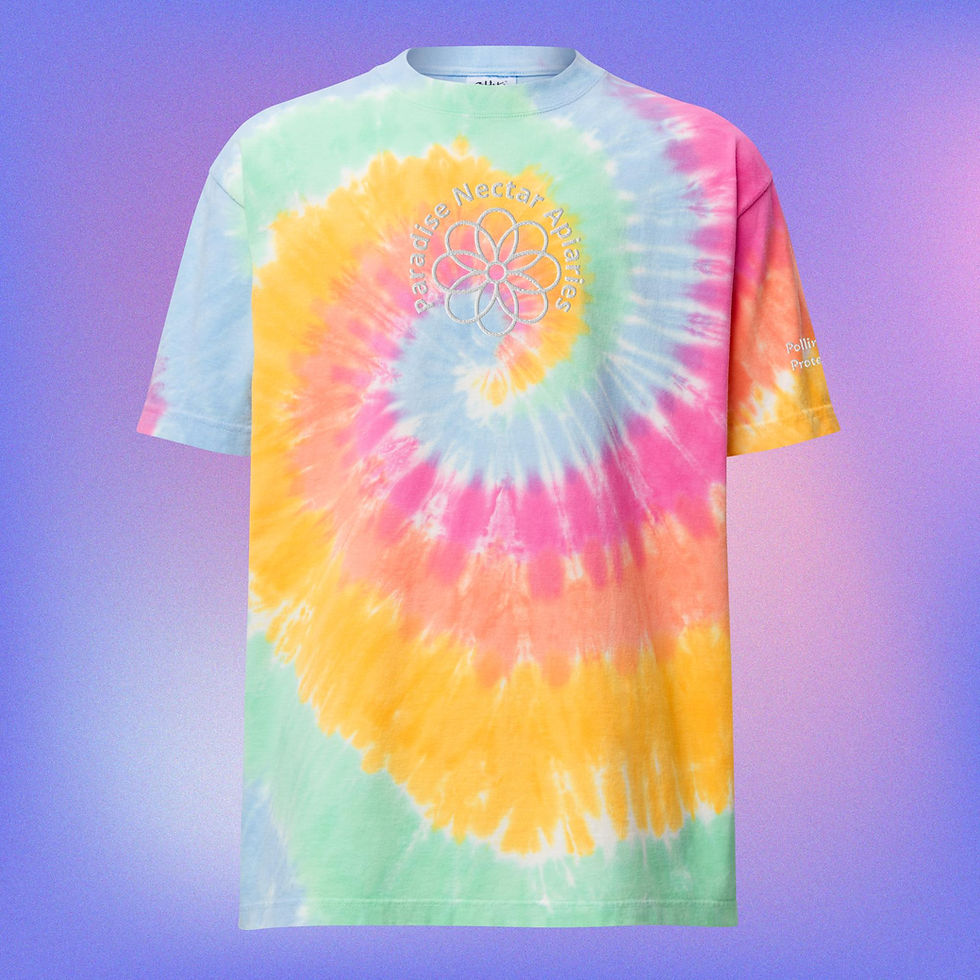 Thumbnail: Paradise Nectar Oversized Tie-dye T-shirt