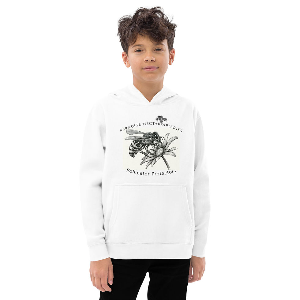 Thumbnail: Kids Fleece Hoodie- Pollinator Protector Series