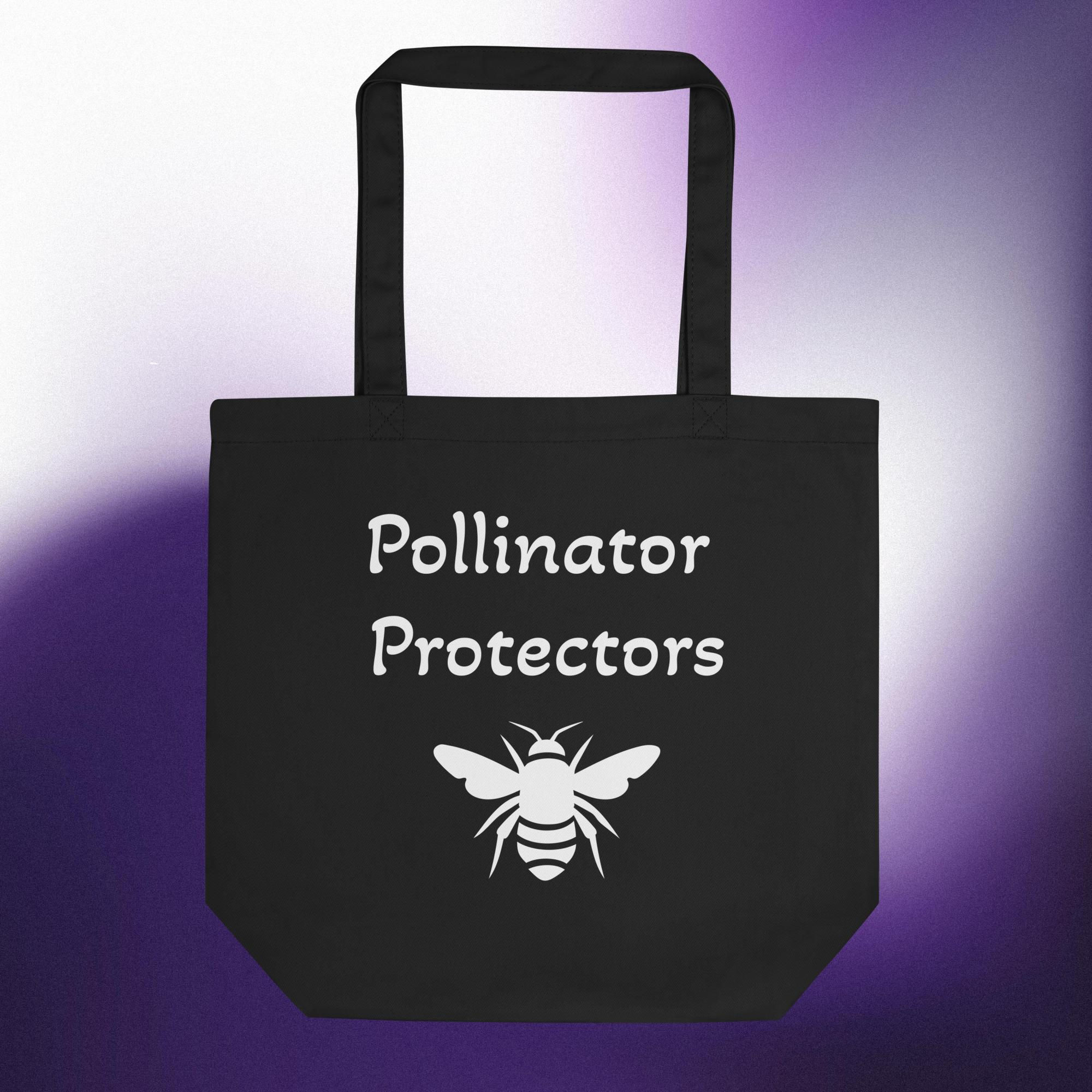 Pollinator Protector Organic Cotton Eco Tote Bag