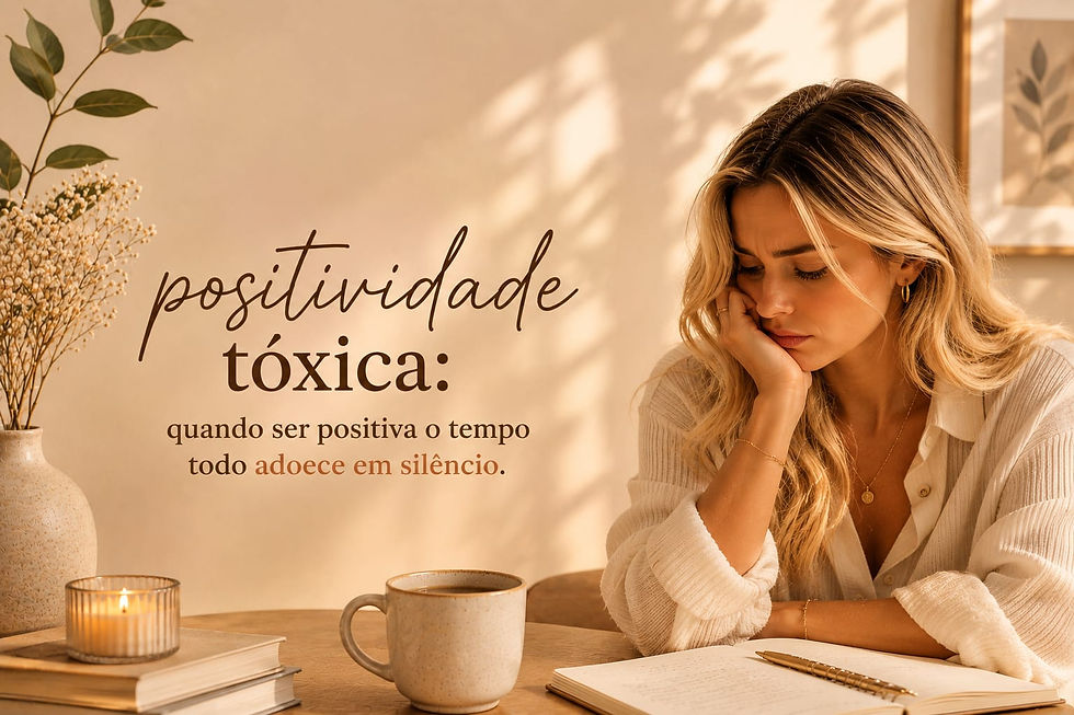 POSITIVIDADE TÓXICA: você já ouviu falar?