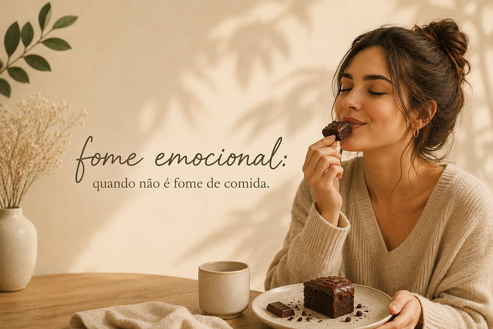 FOME EMOCIONAL: Você come as suas emoções?