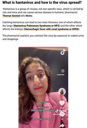Media Pharmacist, Thorrun Govind spoke to Metro Newspaper in the UK.