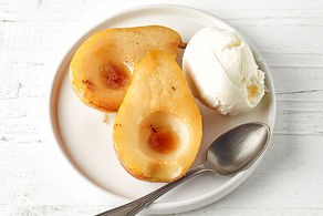 RECIPE Baked Pears in Sherry Syrup