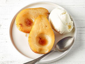 RECIPE Baked Pears in Sherry Syrup