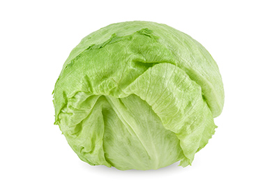 Iceberg Lettuce compared to spinach