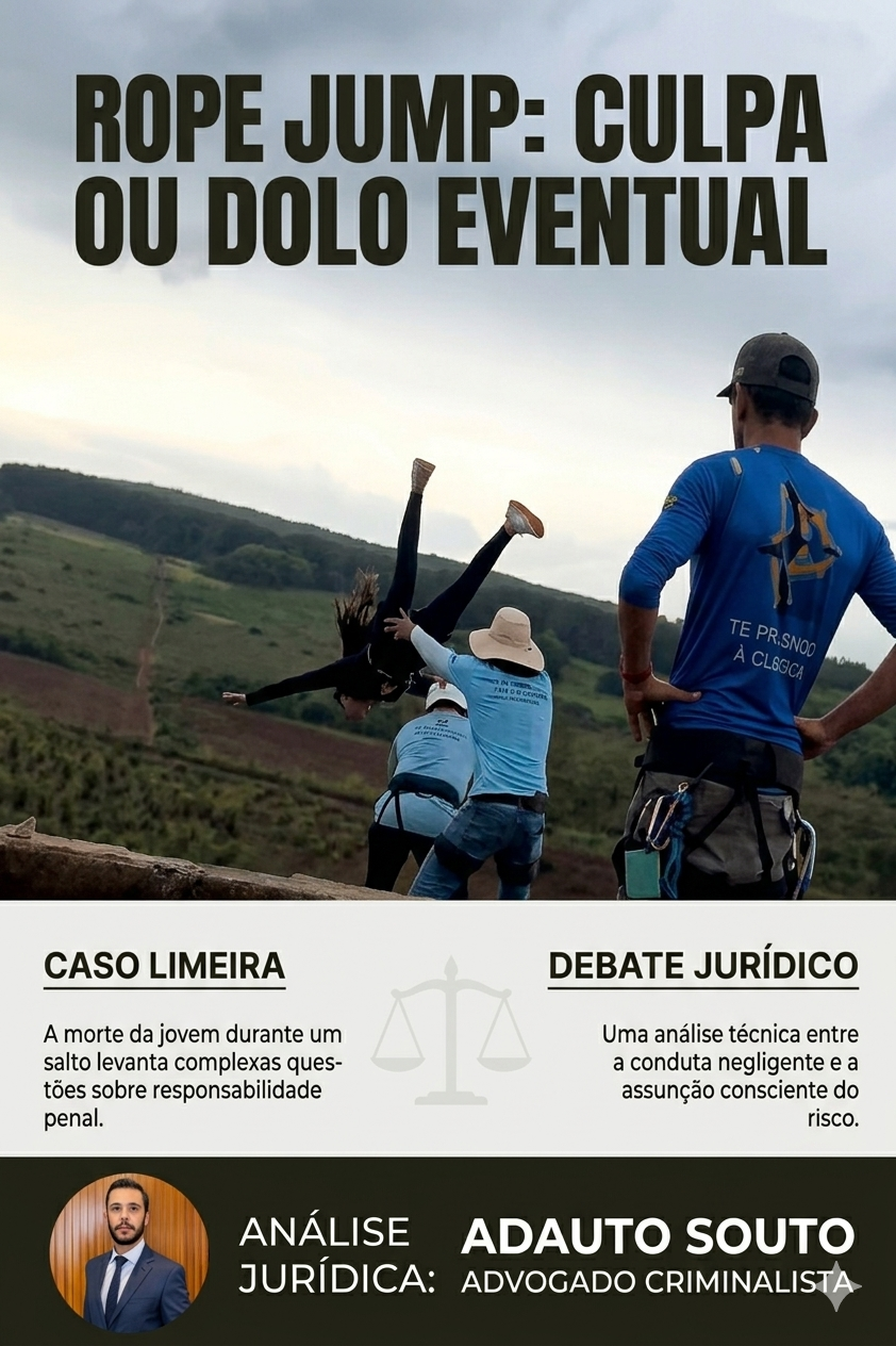 Rope Jump: Tragédia, Dolo Eventual e os Limites da Responsabilidade Penal