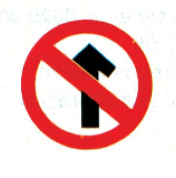 Placa R-3 – Sentido Proibido