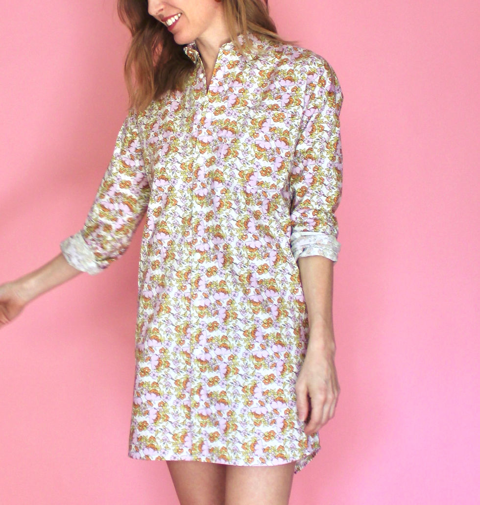 Thumbnail: Shirtdress Shift in Lilac Field